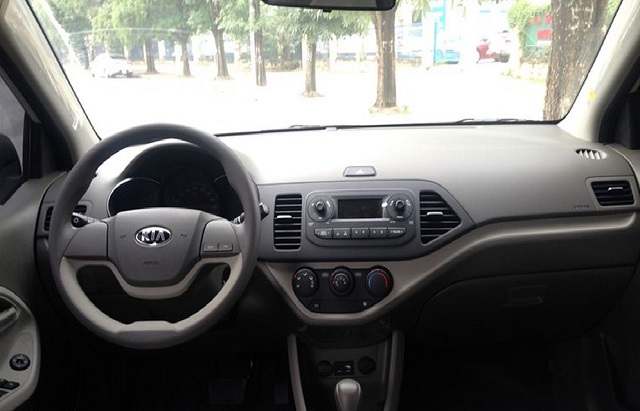 Nội thất xe Kia Morning van 2016